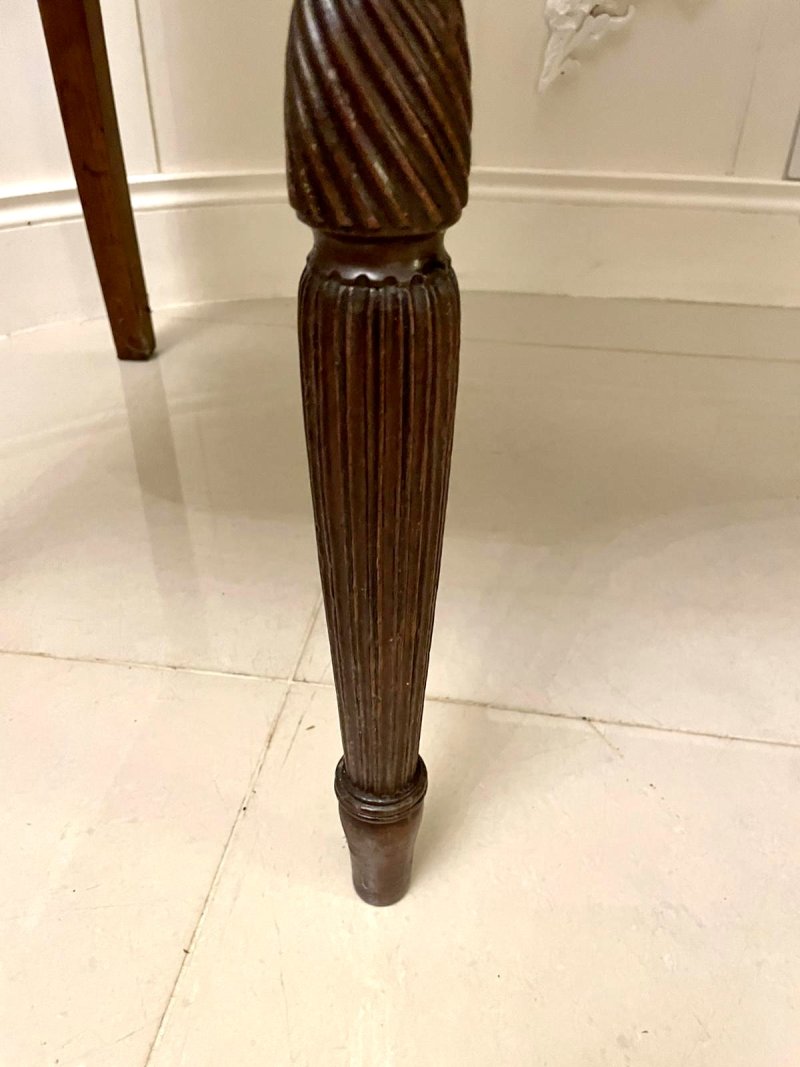 Antique George III Quality Figured Mahogany Breakfront Sideboard - Image 18